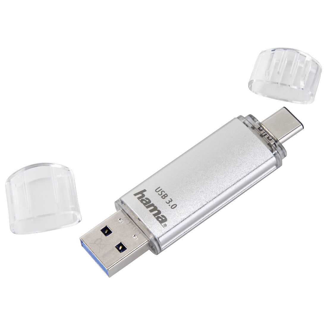 Hama C-Laeta unidad flash USB 256 GB USB Type-A / USB Type-C 3.2 Gen 1 (3.1 Gen 1) Plata (2)
