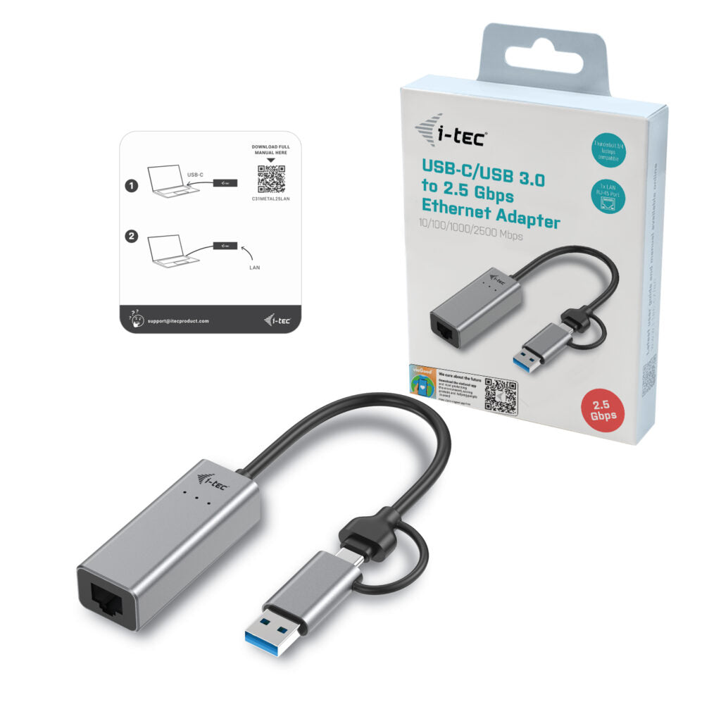 i-tec Metal C31METAL25LAN adaptador y tarjeta de red 2500 Mbit/s (4)