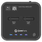 CoreParts MS-CLONER-SATA base de conexión para disco duro Negro (4)