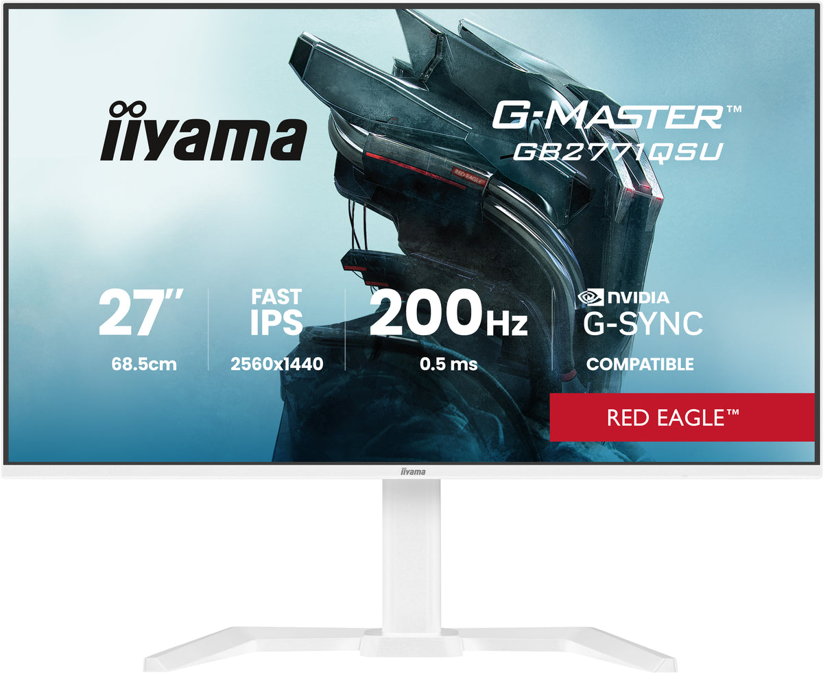 iiyama G-MASTER GB2771QSU-W1 pantalla para PC 68,6 cm (27") 2560 x 1440 Pixeles Wide Quad HD LCD Blanco (2)