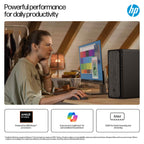 HP OmniDesk M02-0005na AMD Ryzen™ 5 8500G 8 GB DDR5-SDRAM 1 TB SSD Windows 11 Home Tower PC AI PC Black (8)