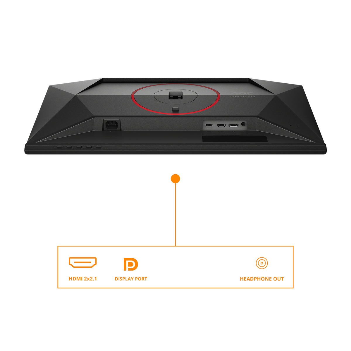 AOC G4 Q25G4SR pantalla para PC 62,2 cm (24.5") 2560 x 1440 Pixeles Quad HD LED Negro, Rojo (3)