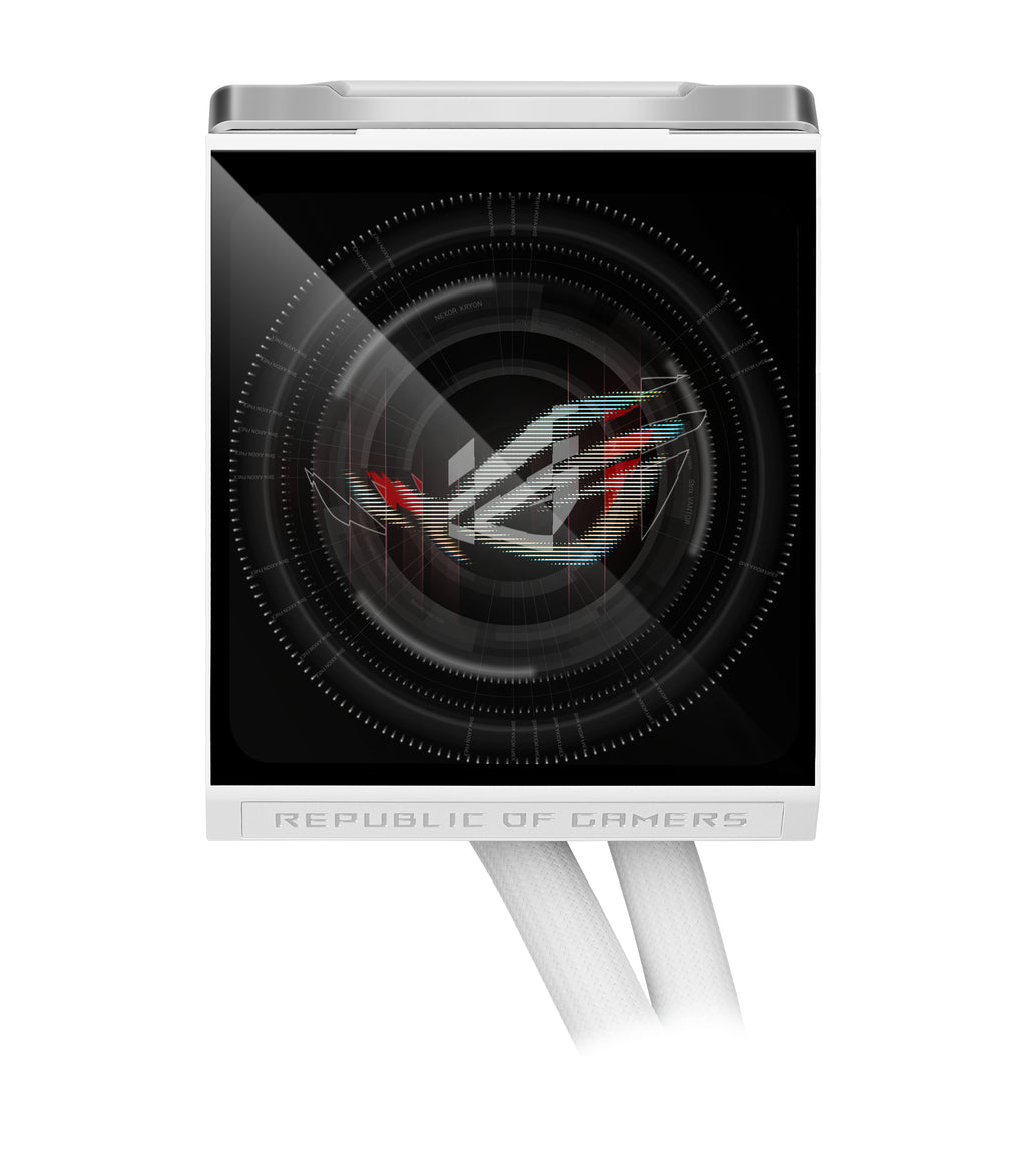 ASUS ROG Strix LC IV 360 ARGB LCD White Edition Procesador Kit de refrigeración líquida 12 cm Blanco (9)