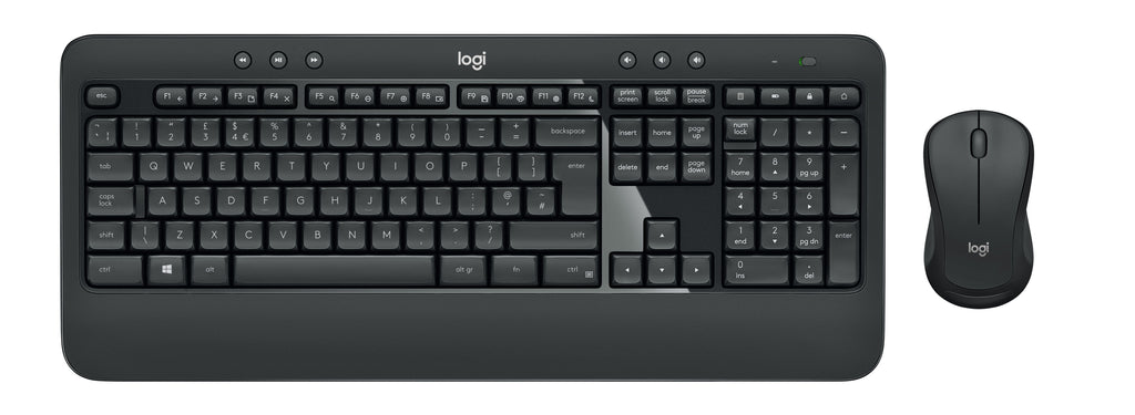 Logitech 920-008675 teclado Ratón incluido Universal RF inalámbrico QWERTZ Alemán Negro (5)