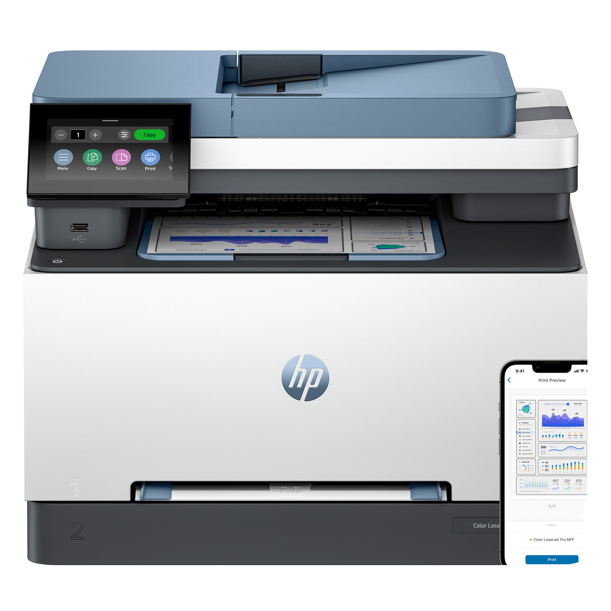 HP Color LaserJet Pro MFP 3302fdn Prntr Laser A4 600 x 600 DPI 25 ppm (2)