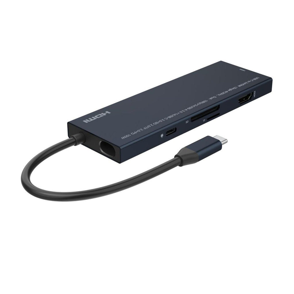 Microconnect USB3.1CCOM18 base para portátil y replicador de puertos Alámbrico Negro (3)
