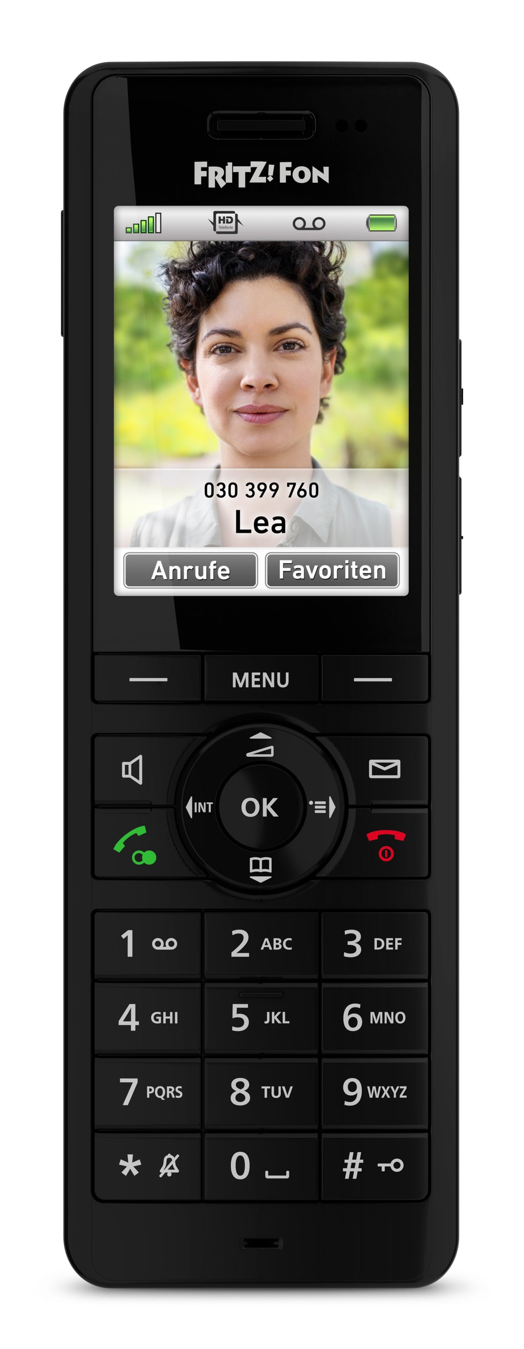 Fon FRITZ! X6 Teléfono DECT Identificador de llamadas Negro (4)