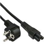 InLine B-16657D cable de transmisión Negro 2 m Enchufe tipo F IEC C5