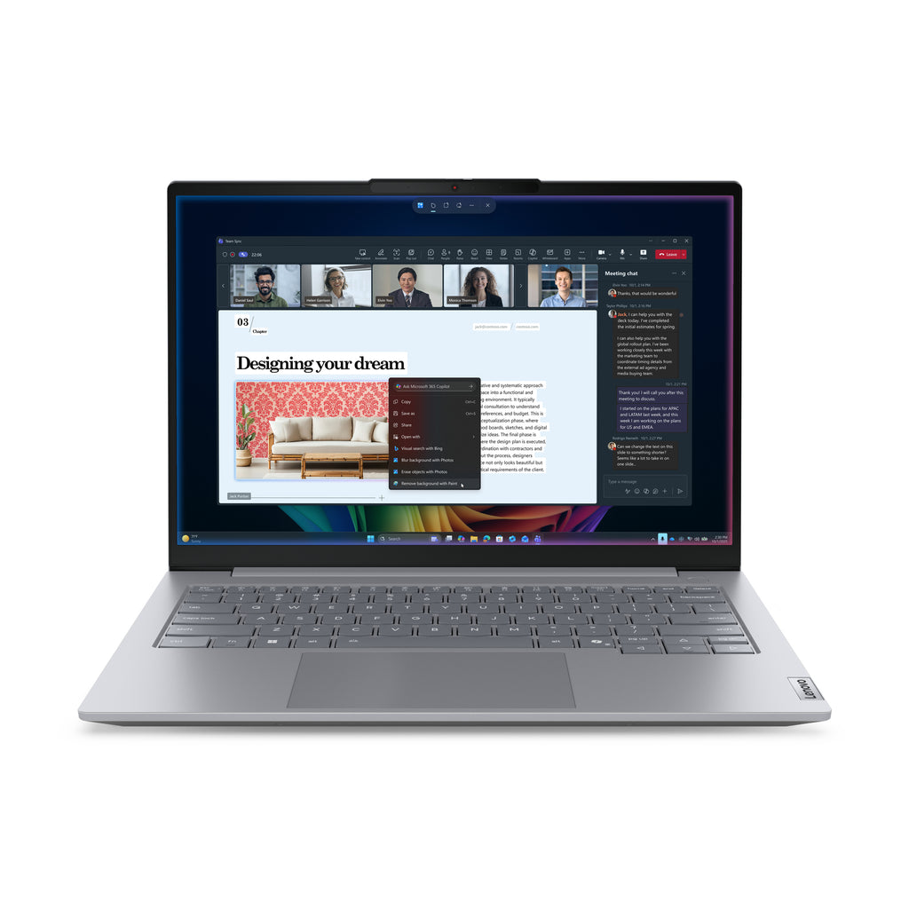 Lenovo ThinkBook 14 G9 IPL Copilot+ PC Intel Core Ultra 5 325 Portátil 35,6 cm (14") WUXGA 16 GB DDR5-SDRAM 512 GB SSD Wi-Fi 7 (802.11be) Windows 11 Pro Gris Español