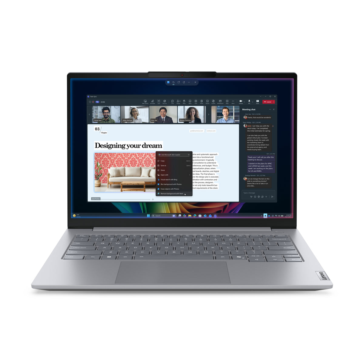 Lenovo ThinkBook 14 G9 IPL Copilot+ PC Intel Core Ultra 5 325 Portátil 35,6 cm (14") WUXGA 16 GB DDR5-SDRAM 512 GB SSD Wi-Fi 7 (802.11be) Windows 11 Pro Gris Español
