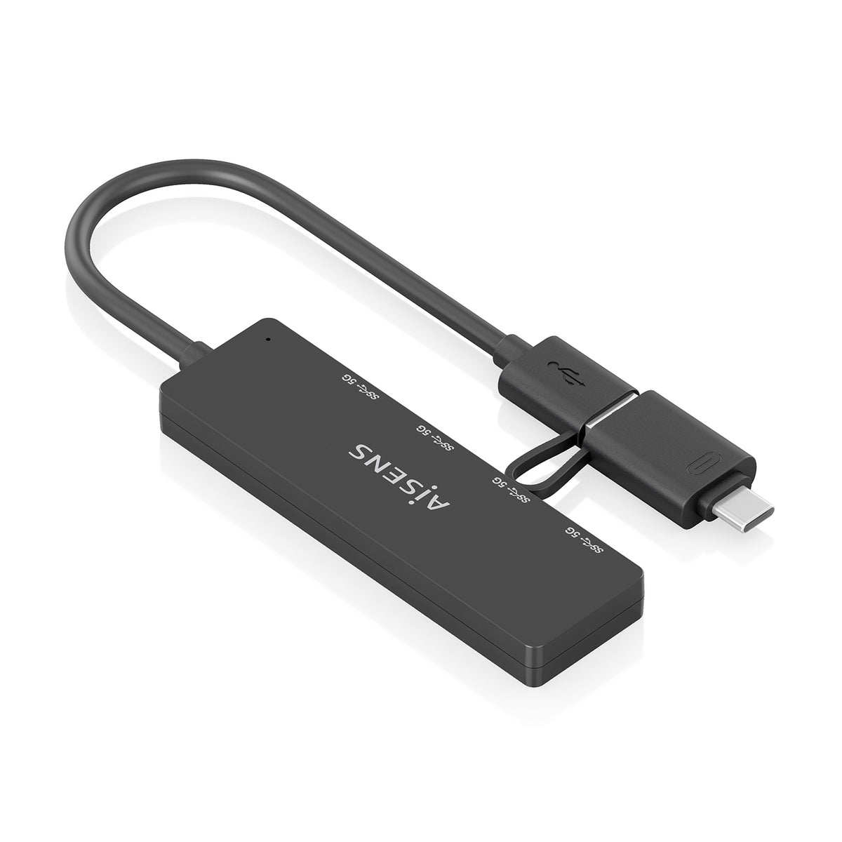 AISENS A109-0987 base para portátil y replicador de puertos Alámbrico USB 3.2 Gen 1 (3.1 Gen 1) Type-A + Type-C (3)