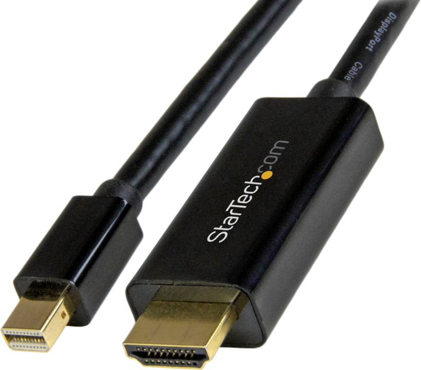 Startech MDP2HDMM3MB - 4K 30Hz, UltraHD, Cable con Adaptador Incluido, Negro (6)