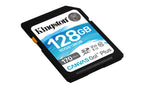 Kingston Canvas Go! Plus, Tarjeta de memoria flash, 128GB (SDG3/128GB)