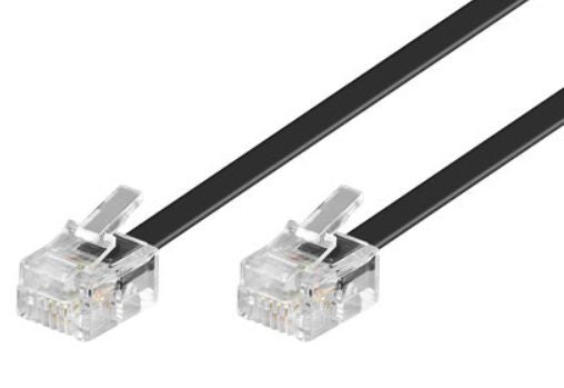 Microconnect MPK186 cable telefónico 6 m Negro (2)