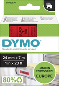 Cinta D1 Dymo LM 24 mm x 7 m rojo