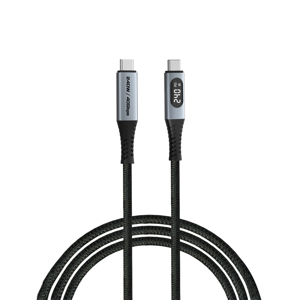Verbatim 31849 cable USB USB4 Gen 2x2 1,2 m USB C 40 Gbit/s 240 W Negro (4)