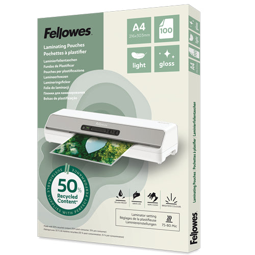 Fellowes 100142987 plastificador 100 pieza(s)