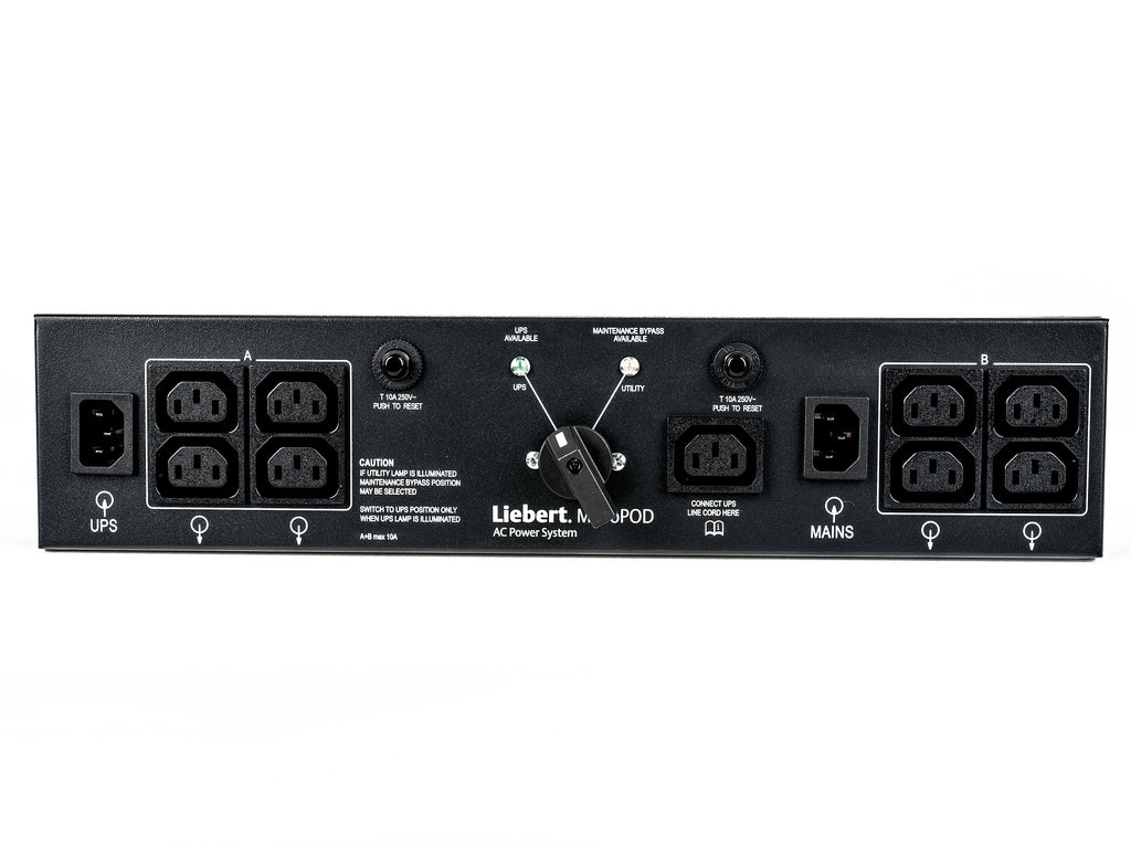 Vertiv Liebert MP2-210K unidad de distribución de energía (PDU) 4 salidas AC 2U Negro (3)