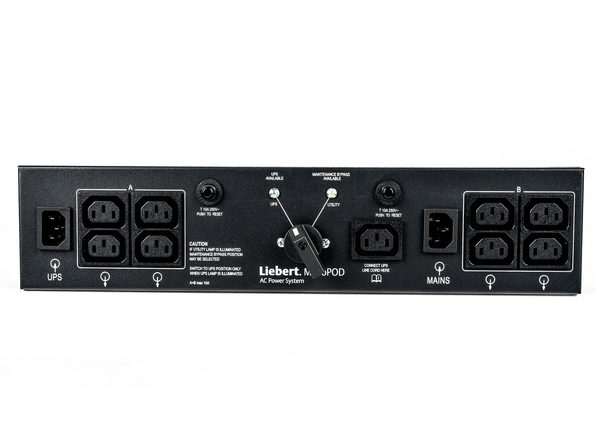 Vertiv Liebert MP2-210K unidad de distribución de energía (PDU) 4 salidas AC 2U Negro (3)