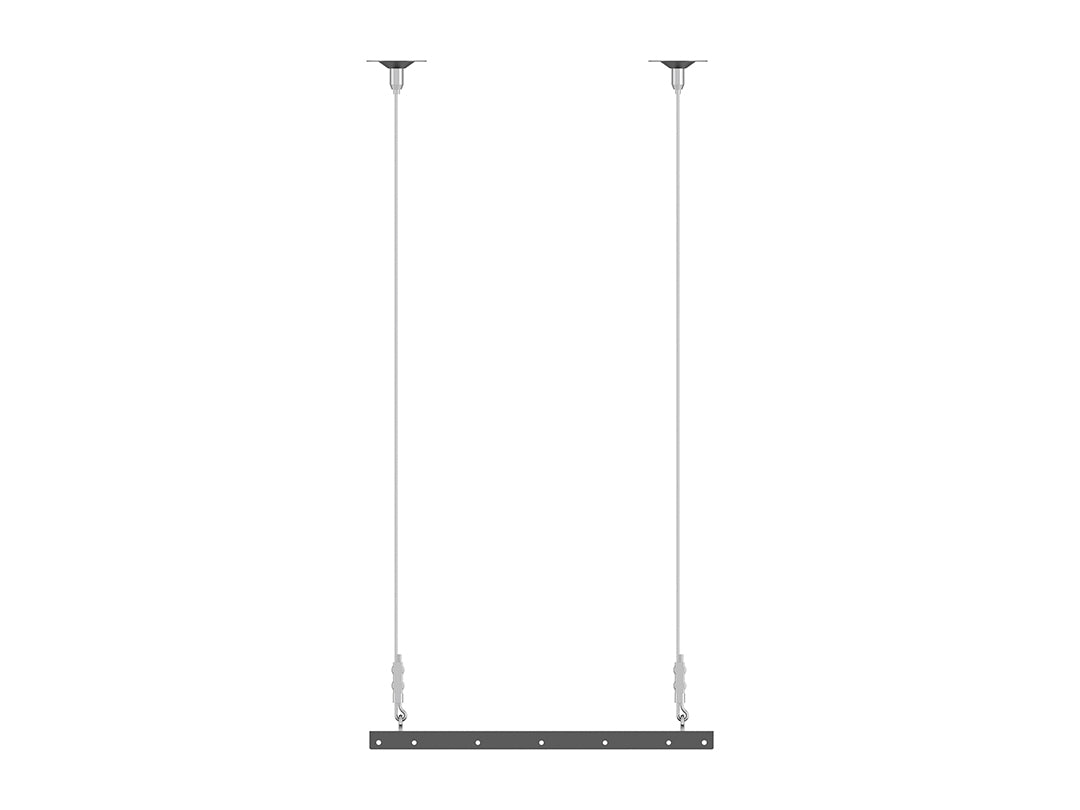 Multibrackets 1539 soporte para pantalla de señalización 165,1 cm (65") Negro (4)