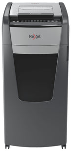 Rexel Optimum AutoFeed+ 600M triturador de papel Microcorte 55 dB 23 cm Negro, Plata