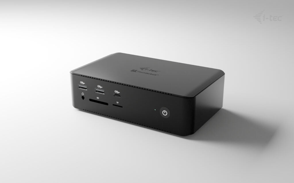 i-tec TB5QUATTRODOCKPD base para portátil y replicador de puertos Alámbrico Negro (2)