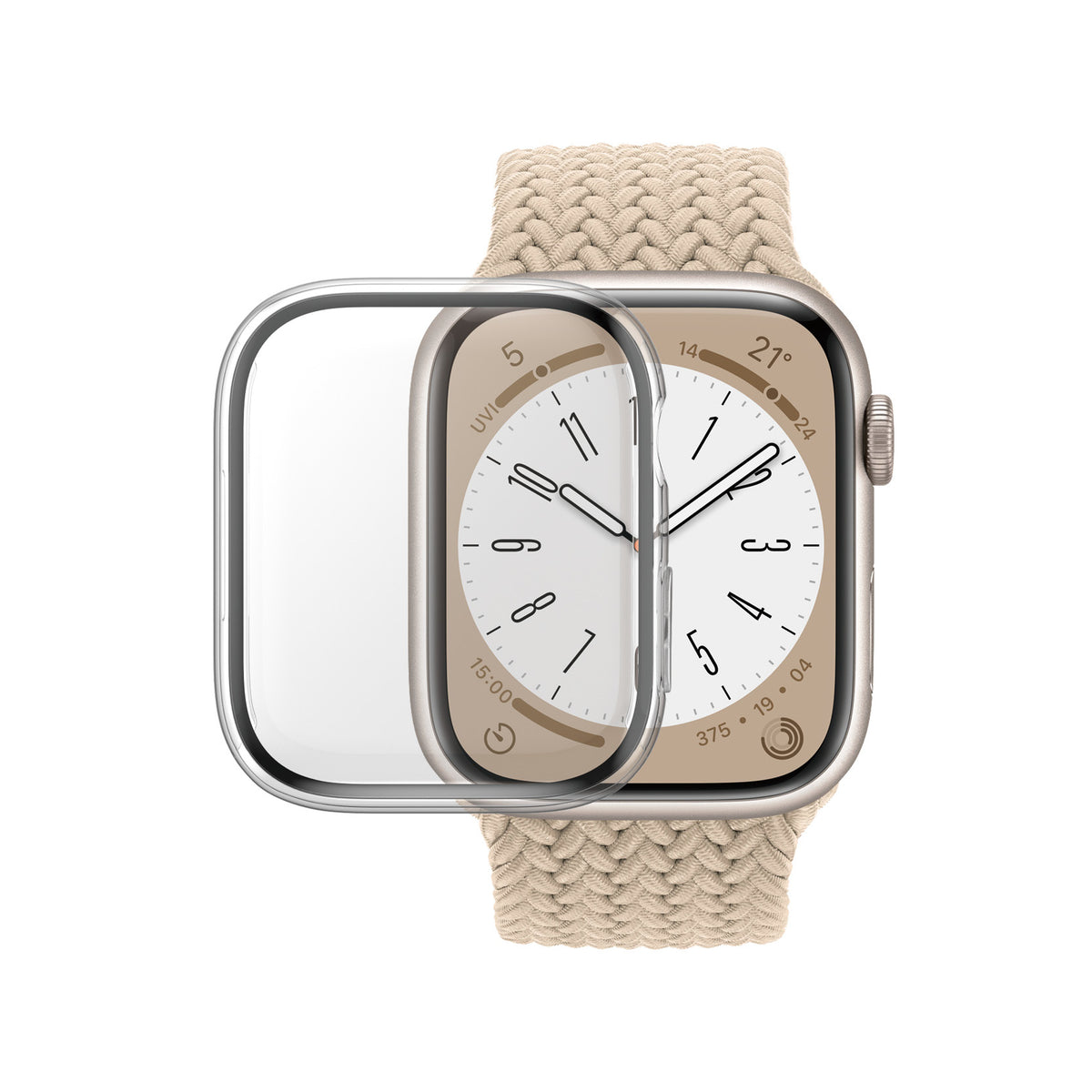 PanzerGlass ® Full body Case Apple Watch Series 9, 8, 7, 45mm