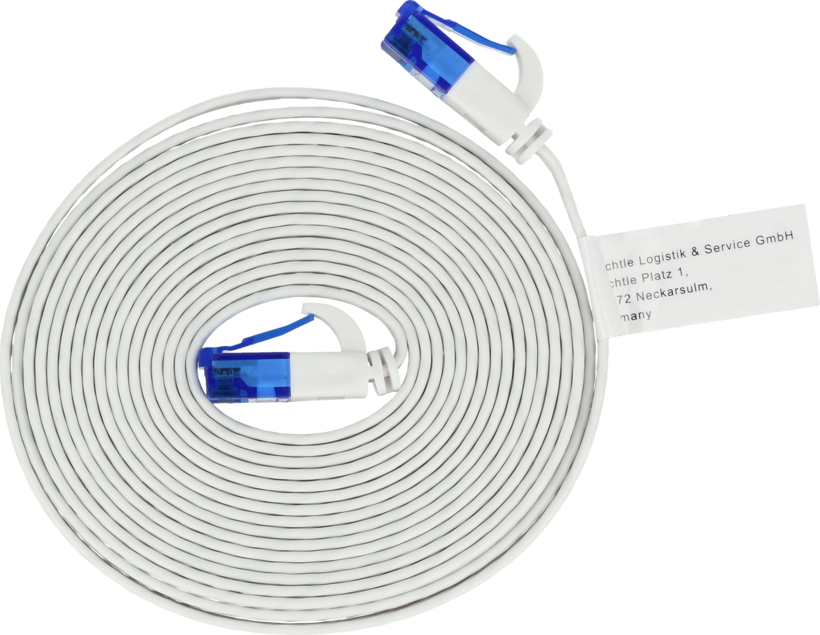 Cable patch plano RJ45 U/UTP Cat6a 10 m (2)