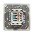 LogiLink NP0023 toma de corriente RJ-45 Metálico, Blanco (2)
