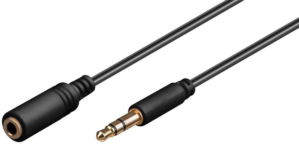 Microconnect AUDLG05G cable de audio 0,5 m 3,5mm Negro (2)