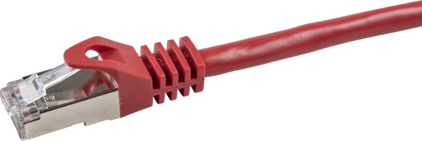 Cab. patch RJ45 SF/UTP Cat5e 0,25 m rojo (3)