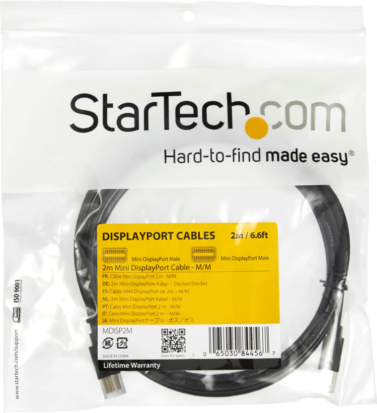 Startech MDISP1M - Cable DisplayPort, Mini DisplayPort (M) a Mini DisplayPort (3)