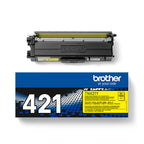 Brother TN-421Y cartucho de tóner 1 pieza(s) Original Amarillo (3)