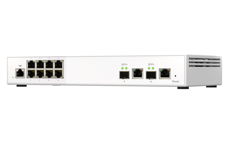 QNAP QSW-M2108-2C switch Gestionado L2 2.5G Ethernet (100/1000/2500) Gris, Blanco (4)