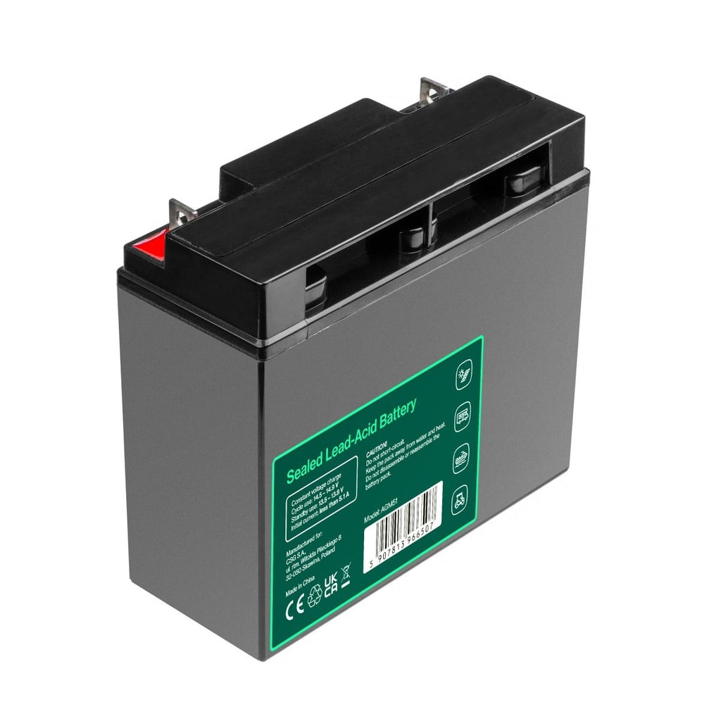 Green Cell AGM Battery Lead Acid VRLA 12V 17Ah for motor boats and electric - Battery - 17.000 mAh (5)