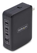 StarTech.com 3114GCU-WALL-CHARGER cargador de dispositivo móvil Universal Negro Corriente alterna Carga rápida Interior