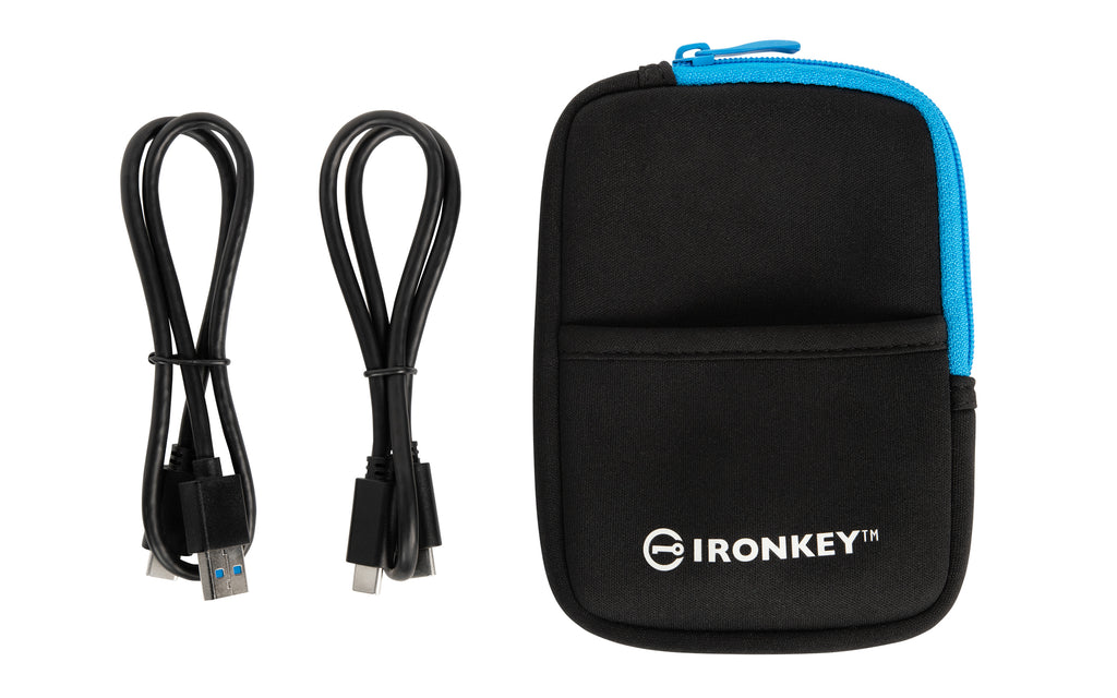 Kingston Technology IronKey Vault Privacy 80 USB Tipo C 3.2 Gen 1 (3.1 Gen 1) Azul (4)