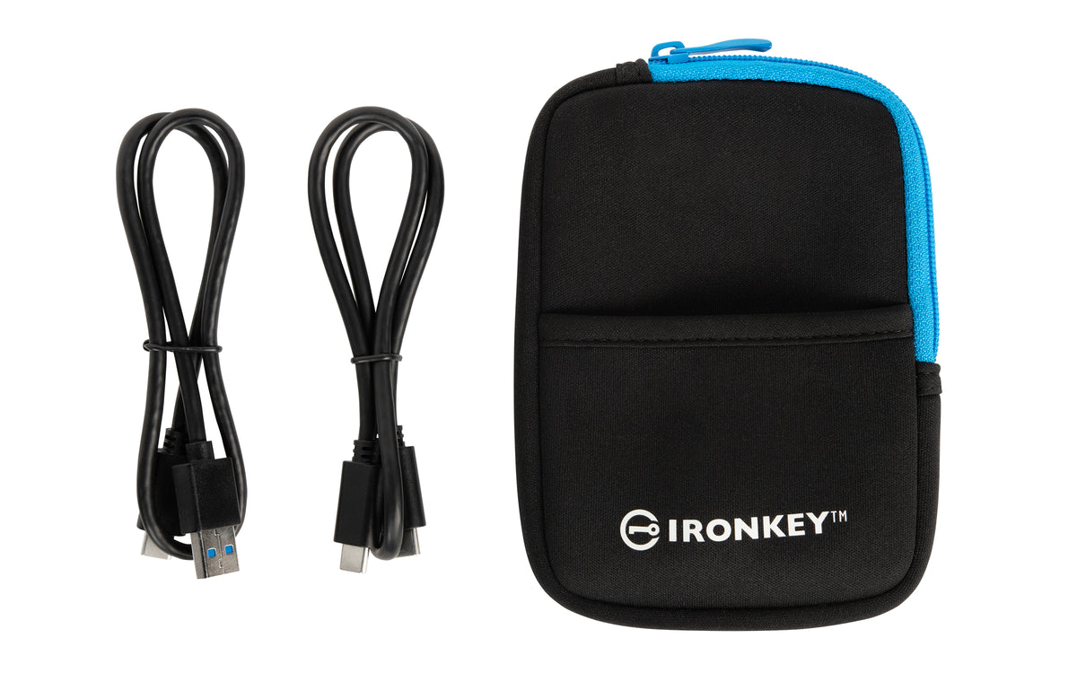 Kingston Technology IronKey Vault Privacy 80 USB Tipo C 3.2 Gen 1 (3.1 Gen 1) Azul (4)