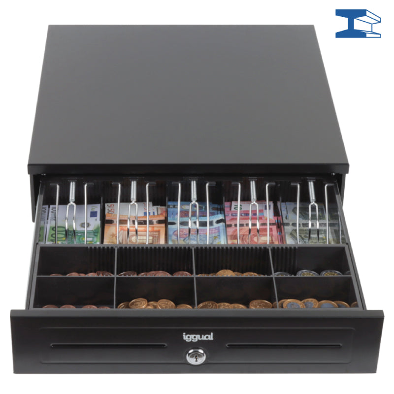iggual IRON-HD Cajón de efectivo automático y manual (2)