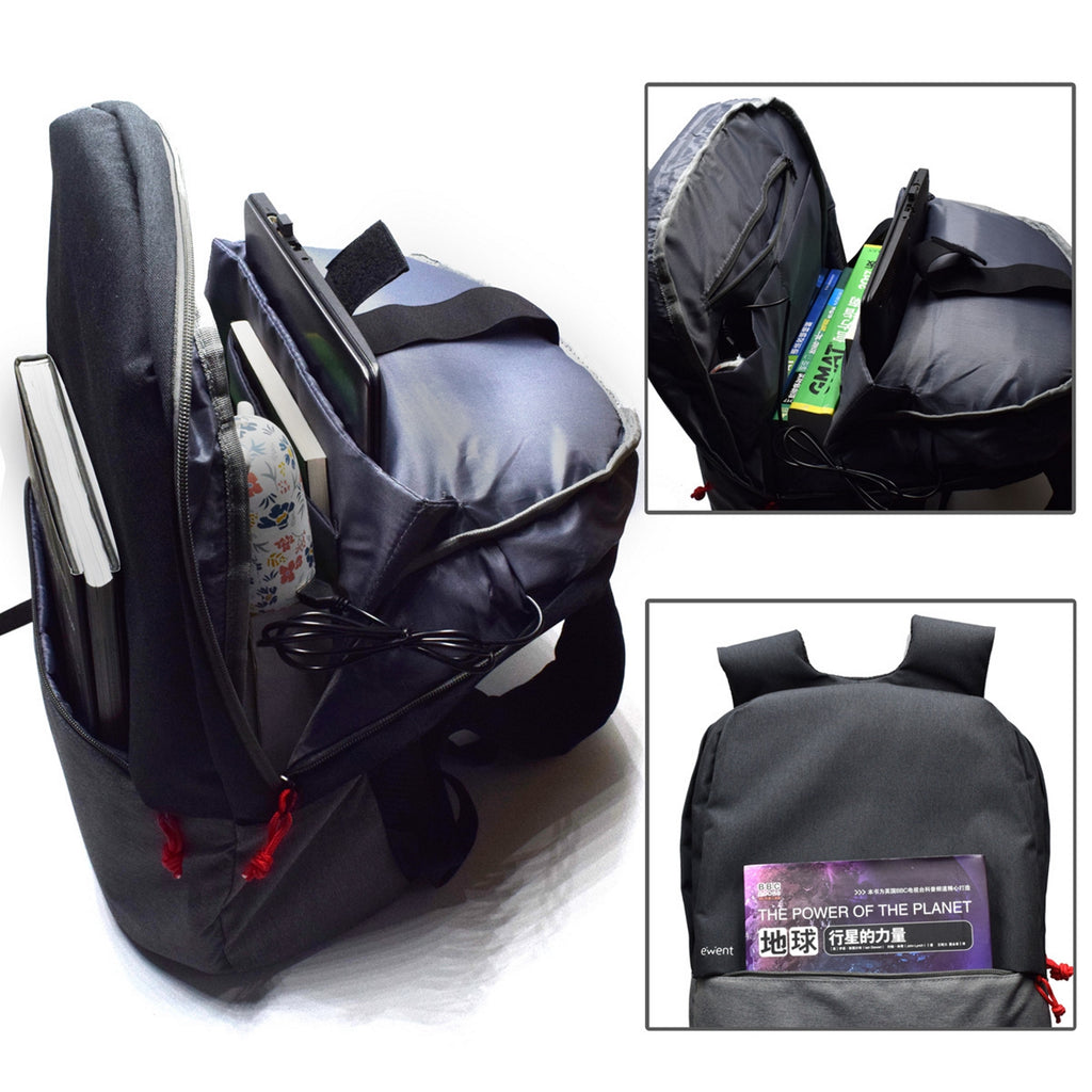 Ewent EW2529 maletines para portátil 43,9 cm (17.3") Mochila Negro (3)