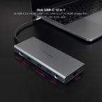Nanocable 10.16.4612 base para portátil y replicador de puertos Alámbrico USB 3.2 Gen 1 (3.1 Gen 1) Type-C (4)
