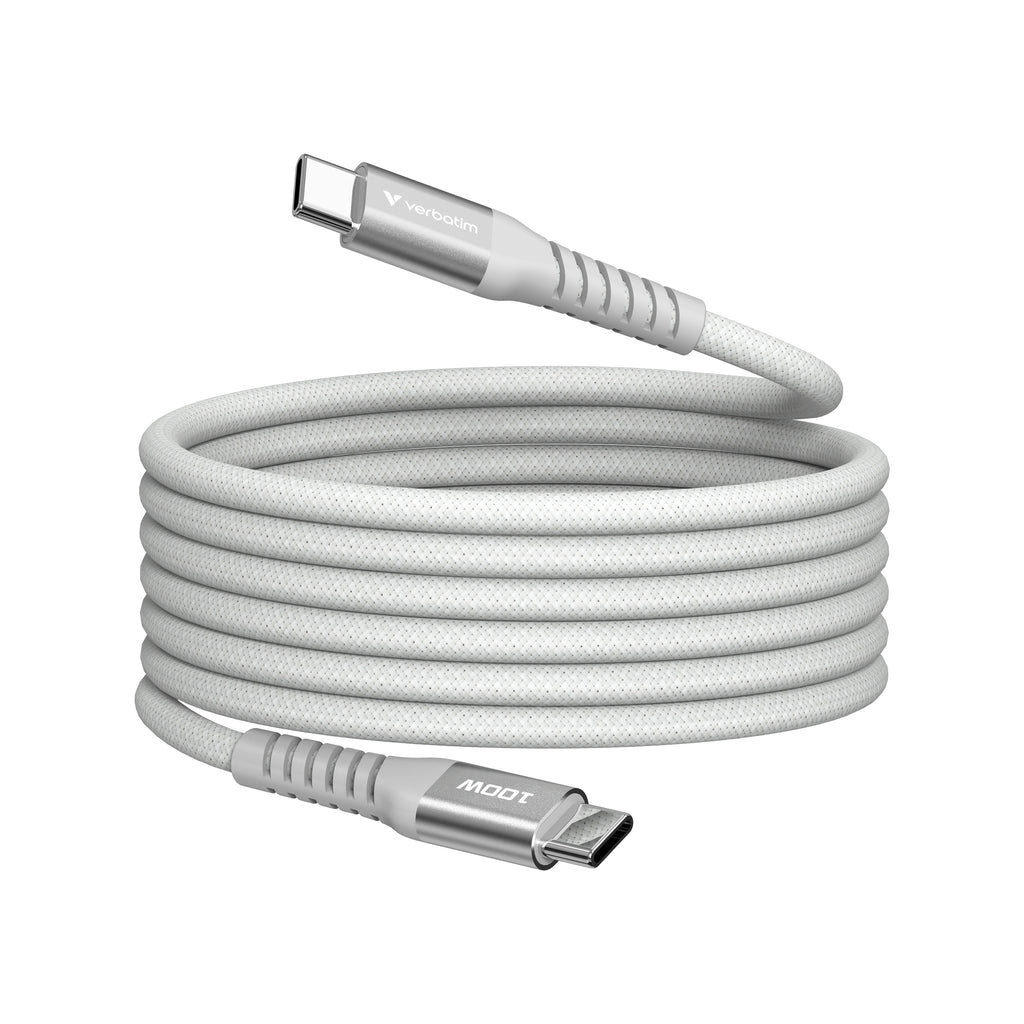 Verbatim 31854 cable USB USB 2.0 1,2 m USB C 0,48 Gbit/s 100 W Gris (2)