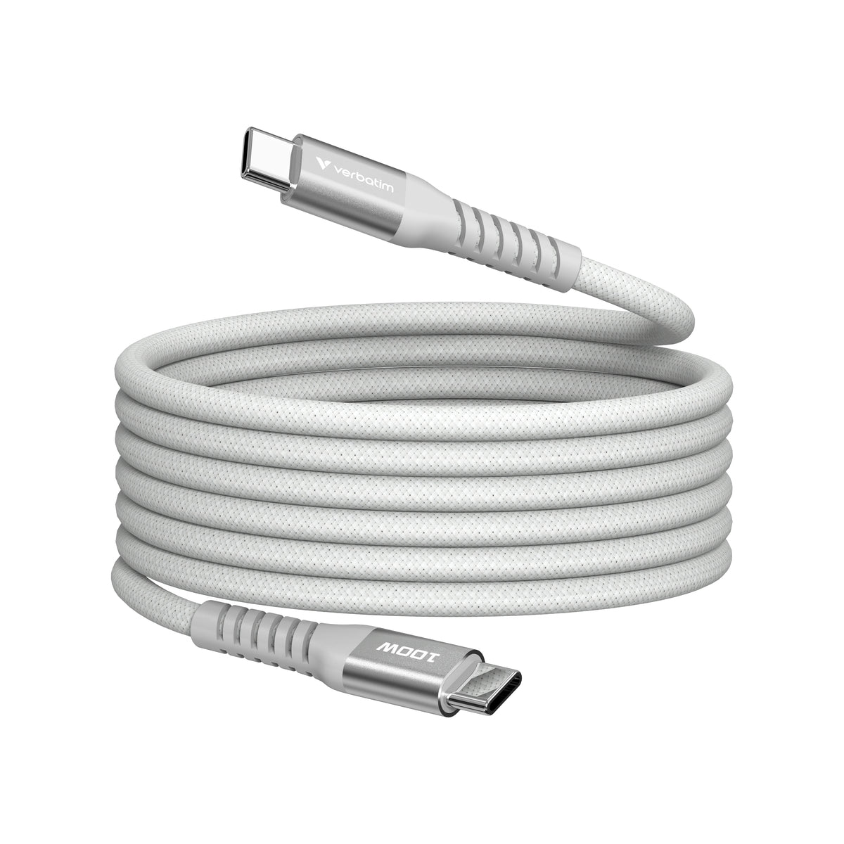 Verbatim 31854 cable USB USB 2.0 1,2 m USB C 0,48 Gbit/s 100 W Gris (2)