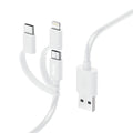 Hama 00201535 cable USB USB 2.0 1 m USB A Micro-USB B 0,48 Gbit/s Blanco