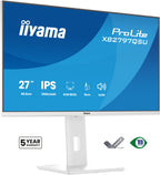 iiyama ProLite XB2797QSU-W1 pantalla para PC 68,6 cm (27") 2560 x 1440 Pixeles Quad HD LED Blanco