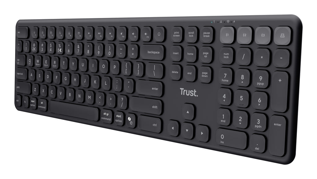 Trust Vaiya teclado Hogar / Oficina RF Wireless + Bluetooth Español Negro (2)