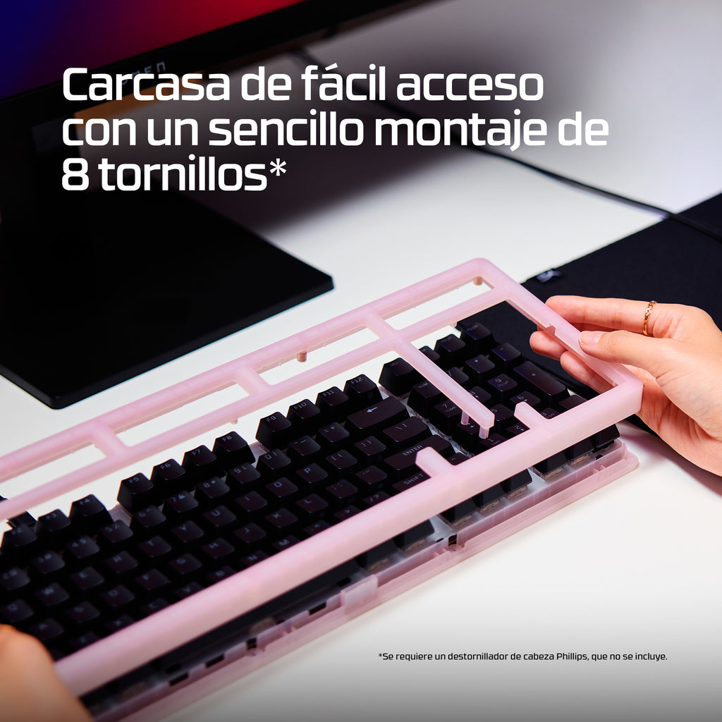 HyperX Origins 2 1800 teclado Juego USB Negro (5)