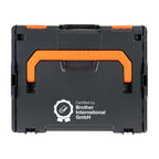 Brother ZPTOUCHLBOXXKOMPL caja para equipo Portaaccesorios de viaje rígido Negro, Naranja (2)