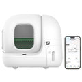 Arenero para Gatos Autolimpiable PetKit PURA MAX 2/ 76L/ Control desde APP/ Blanco Mate