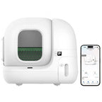 Arenero para Gatos Autolimpiable PetKit PURA MAX 2/ 76L/ Control desde APP/ Blanco Mate